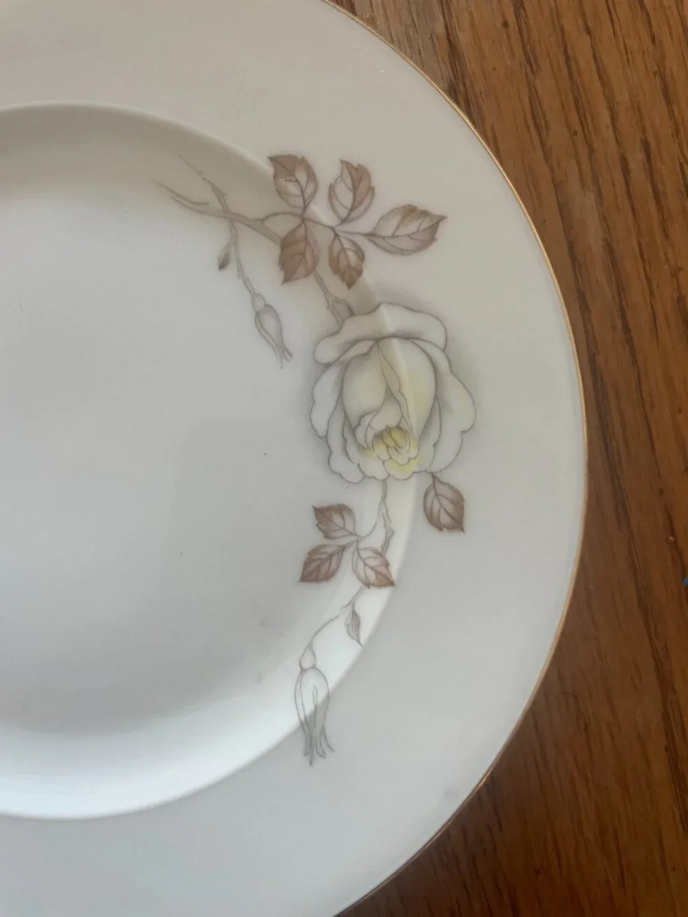Set 4 Sweetheart Rose Bread Butter Plates Johann Haviland Bavaria Germany 6 Inch